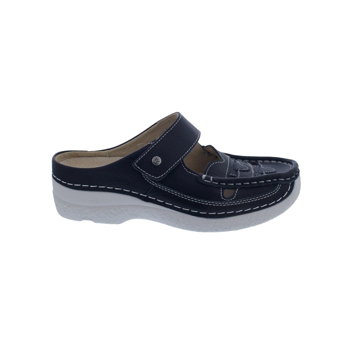 Wolky Roll Talaria Clog 0623471-070, Floater leather - Glattleder, Bla Clog