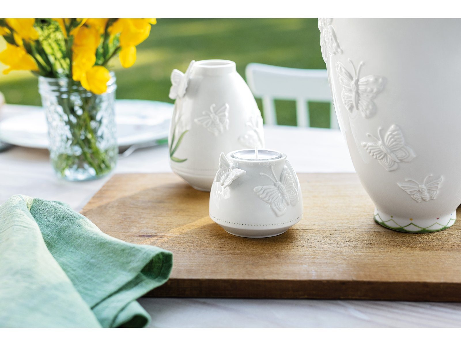 Villeroy & Boch Teelichthalter Colourful Spring Teelichthalter 8 x 8 x 7 cm günstig online kaufen