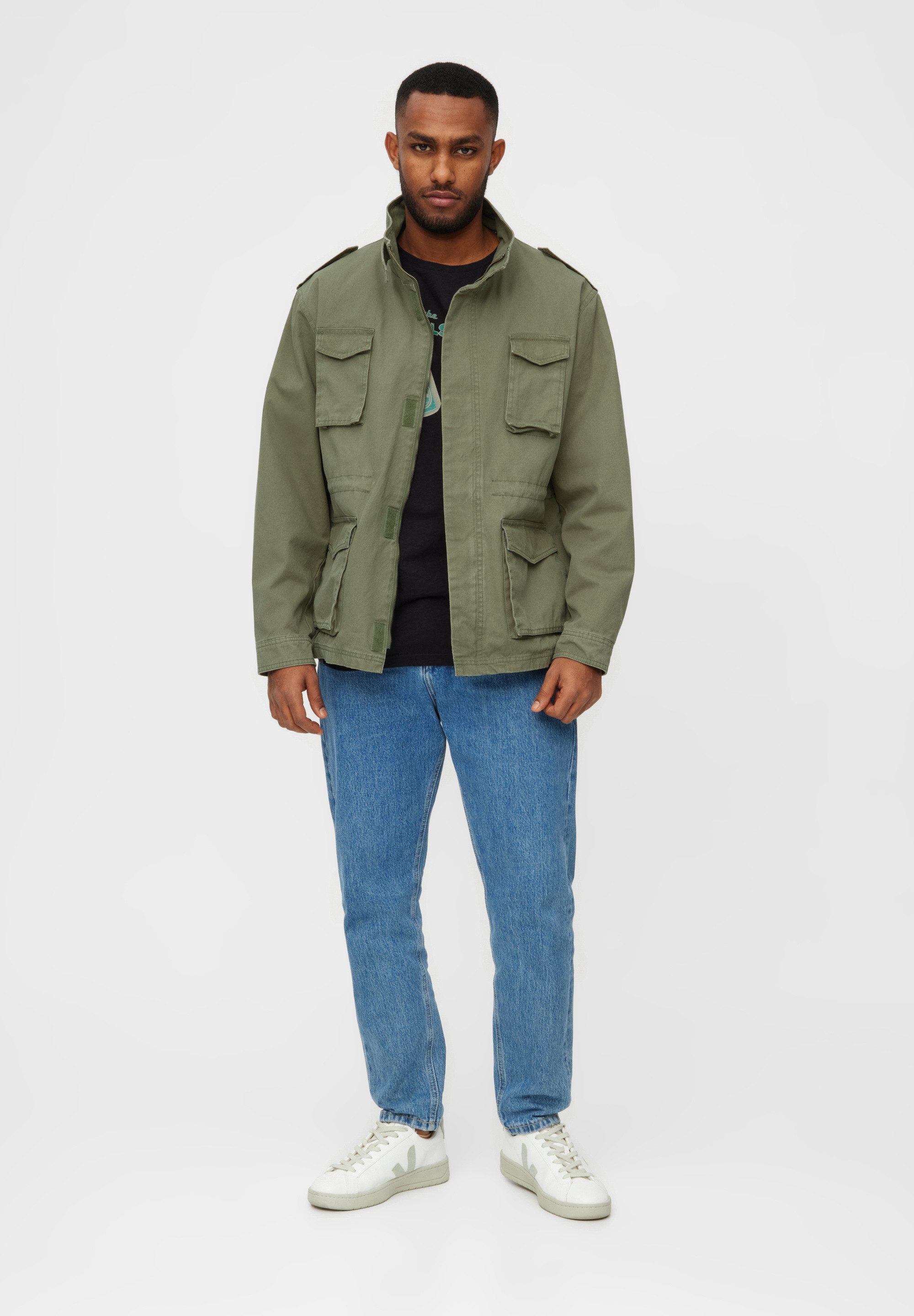 Derbe Parka Milby Canvas Jacke, Innentasche, Baumwolllining