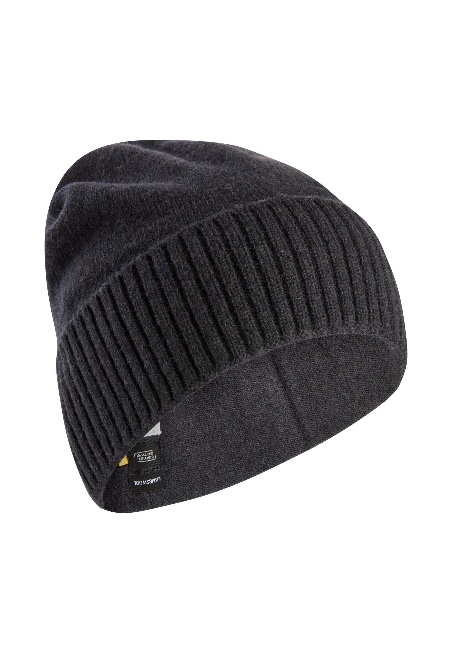 camel active Beanie Beanie aus reiner Lammwolle