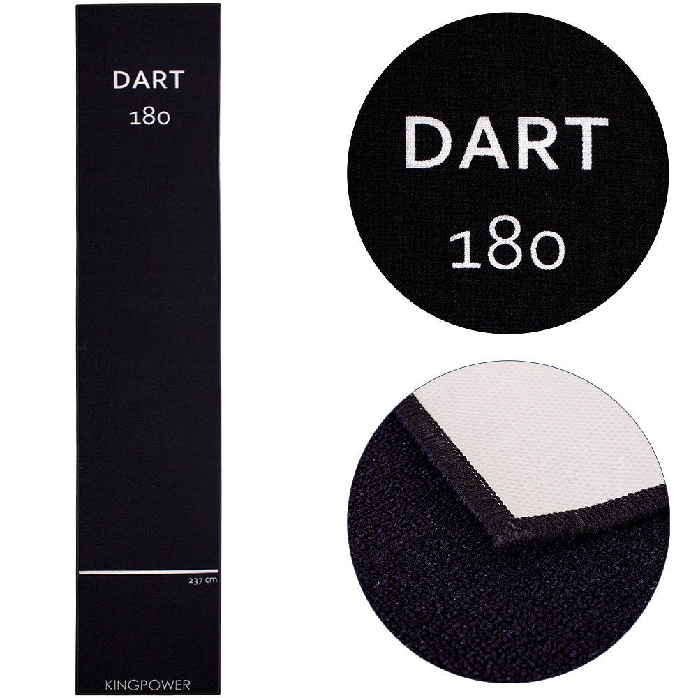 Dartmatte Dartteppich Dart Matte Turnier Matte Dartmatte Darts 290x60 cm Schwarz