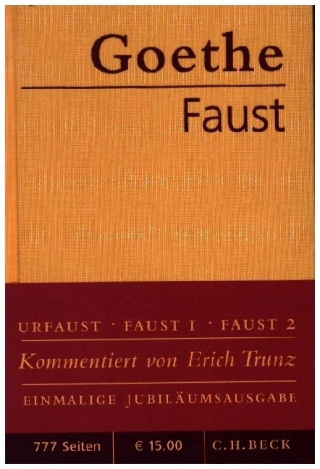 Faust / Johann Wolfgang von Goethe
