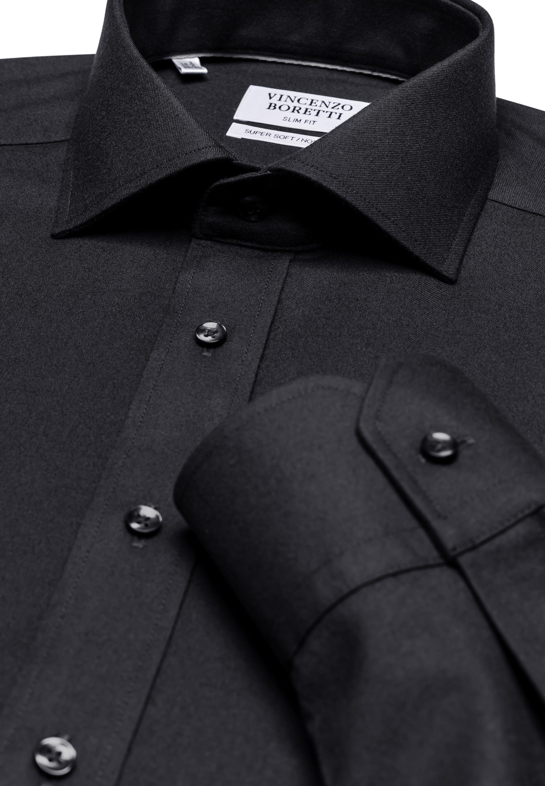 Vincenzo Boretti Businesshemd tailliert bügelfrei soft günstig online kaufen