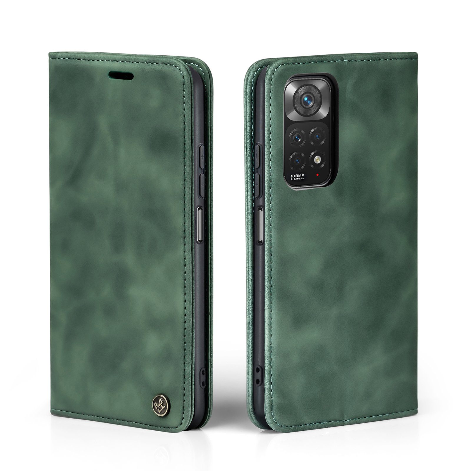 Tec-Expert Handyhülle Tasche Hülle für Xiaomi Redmi Note 11 Pro 6.67 Zoll, 6.67, Cover Klapphülle Case mit Kartenfach Fliphülle aufstellbar