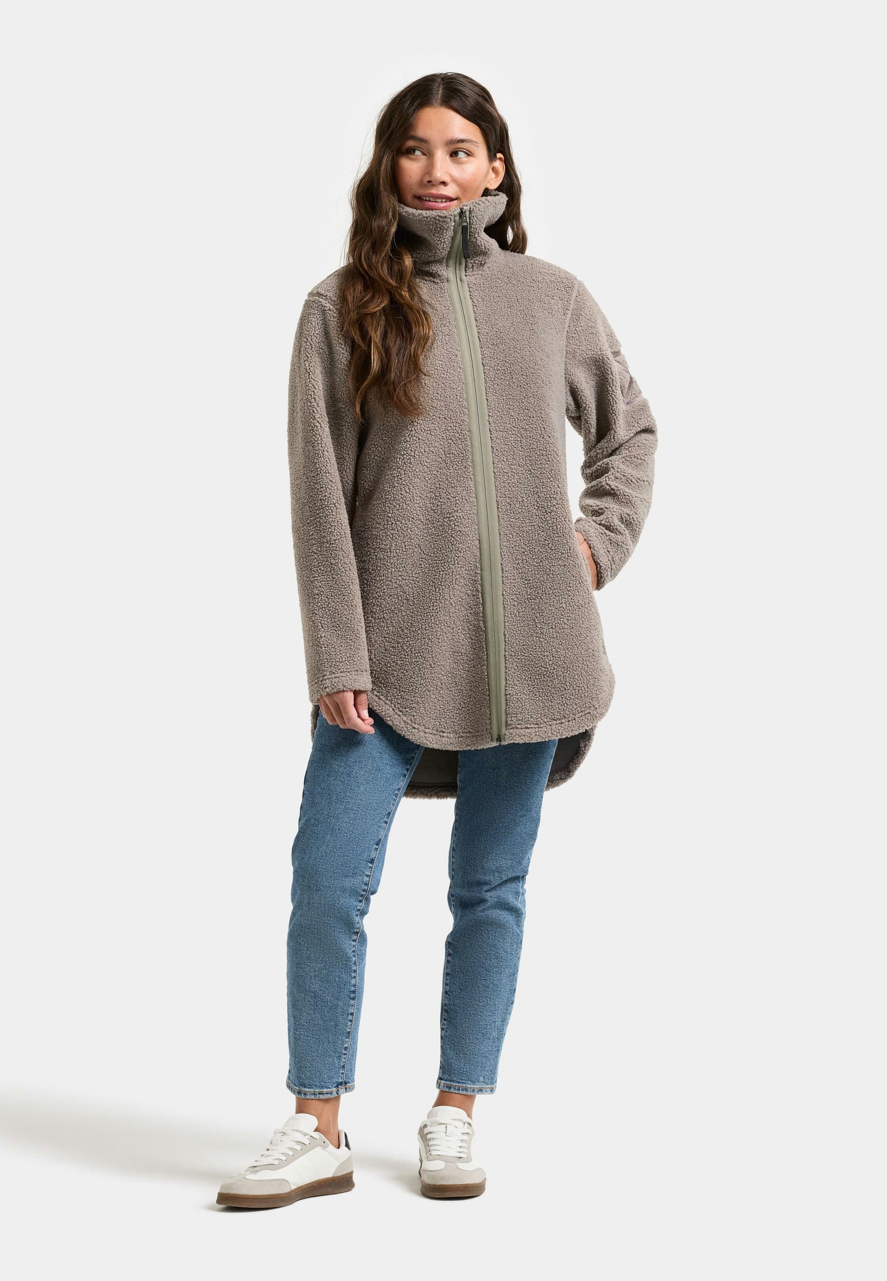 Didriksons Fleecejacke Damen Pile Teddy UMI mit Taschen günstig online kaufen