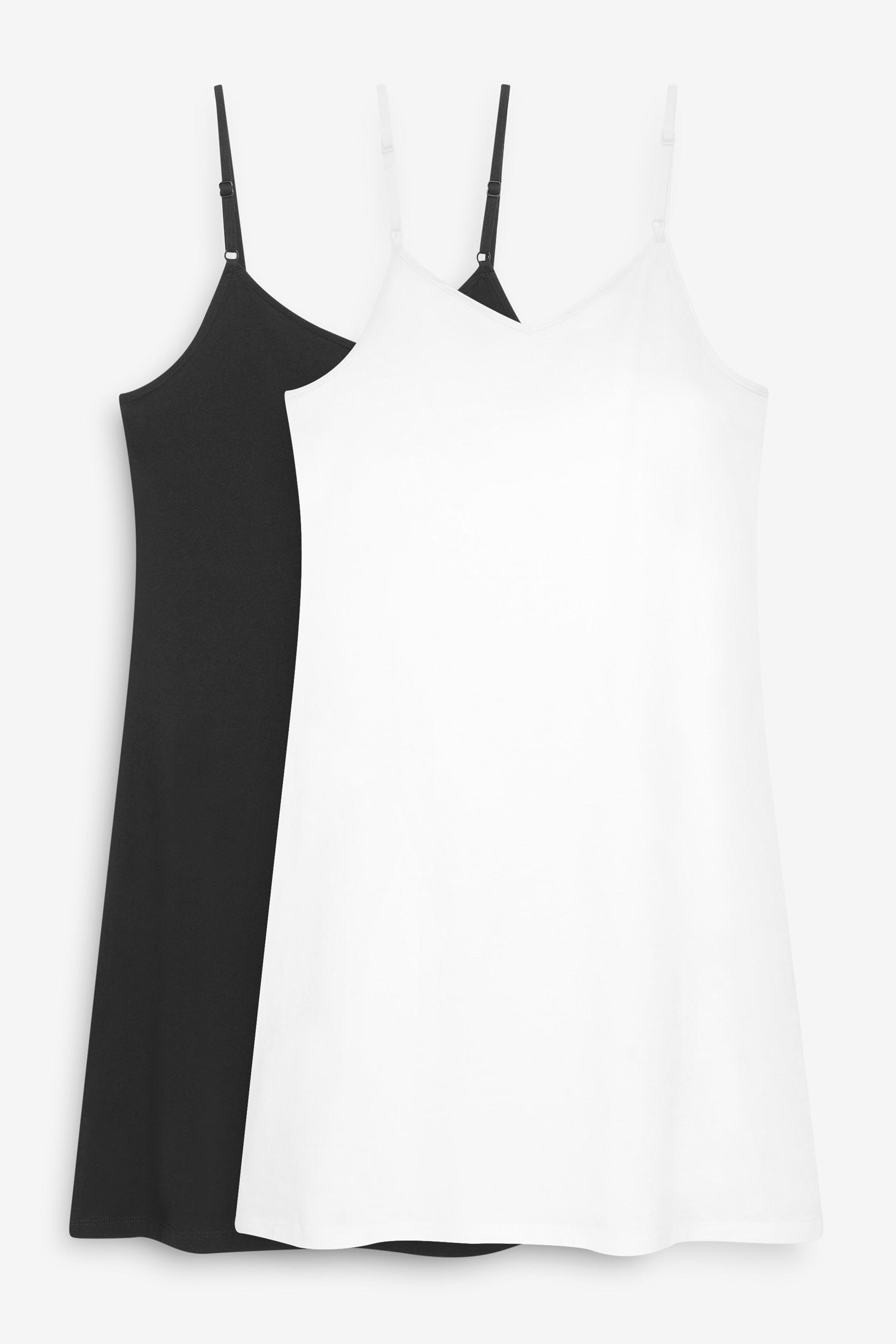 Next Unterrock Unterkleid aus Baumwolle, 2er-Pack günstig online kaufen