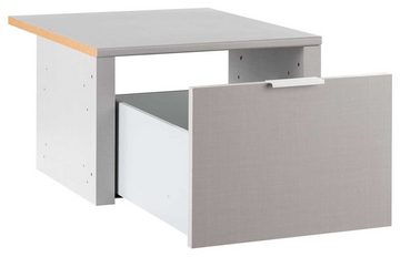 Schubladeneinsatz TENSO, B 50 x T 45 cm, Grau, Holzwerkstoff, für Schrankelemente mit einer Breite von 50 cm