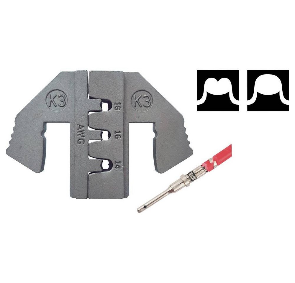 Thumbnail - TOOLCRAFT Crimpzange Geeignet für Stecker: DEUTSCH Quetschbereich AWG: