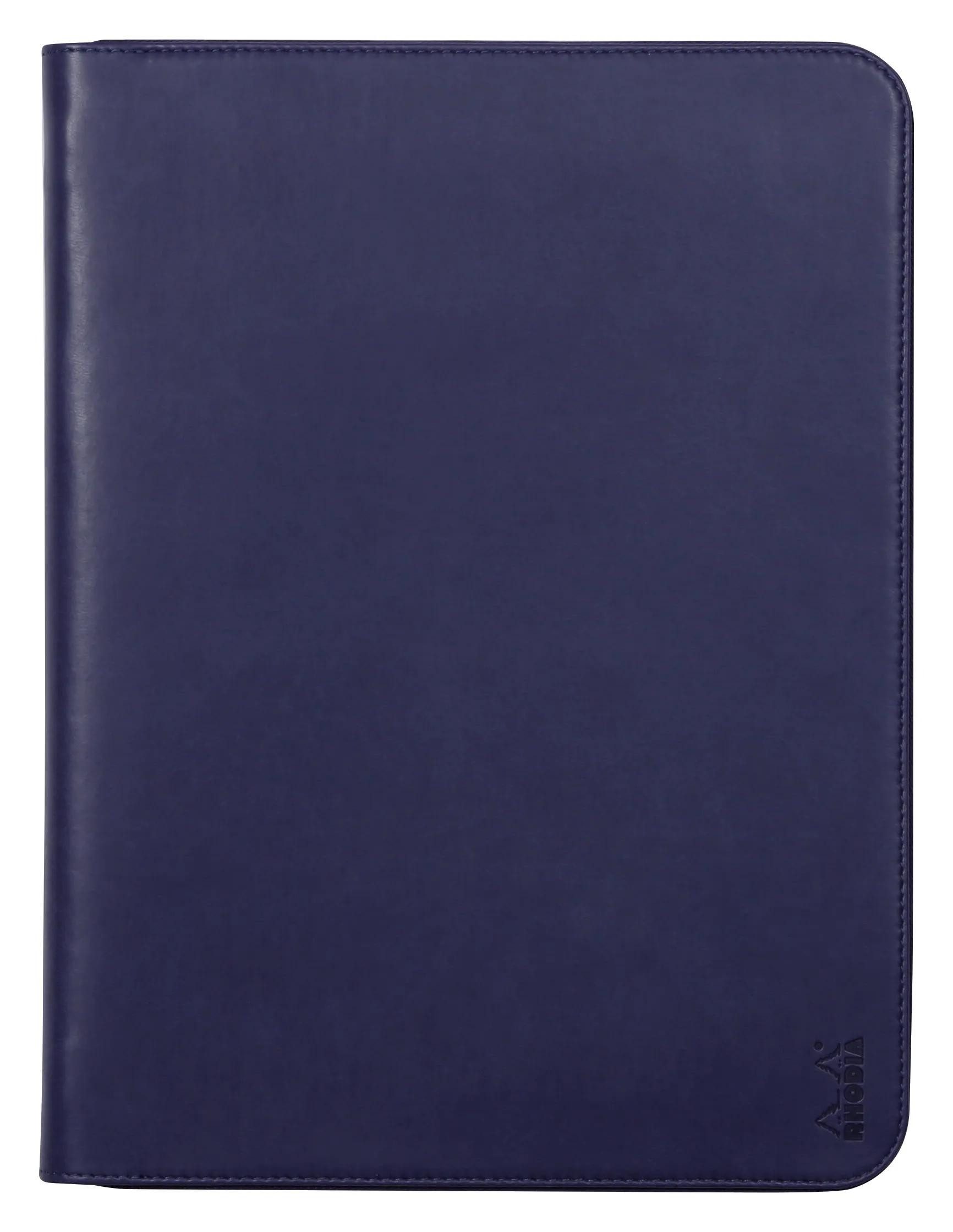 EXACOMPTA Aktentasche Konferenzmappe 25,5x34cm für Block A4 - Mitternachtsblau 168120C, Rhodia, Blöcke, Hefte und Notizbücher