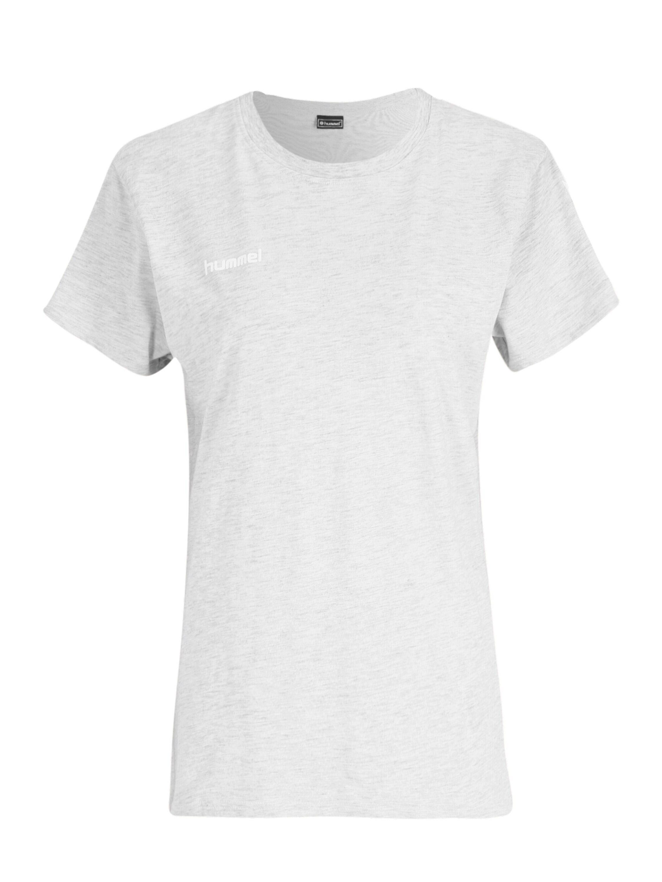hummel T-Shirt (1-tlg) beige Details Plain/ohne