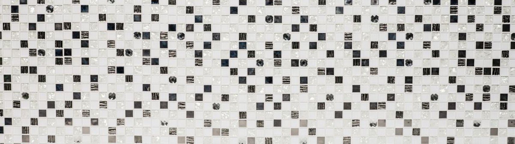 Mosani weiß / Mosaikfliesen glänzend Edelstahl 10 Glasmosaik Mosaik Matten