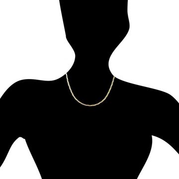 GoldDream Goldkette GoldDream geflochten Halskette Damen (Halskette), Damen Halsketten (geflochten) ca. 45cm, 375 Gelbgold - 9 Karat, 375 We