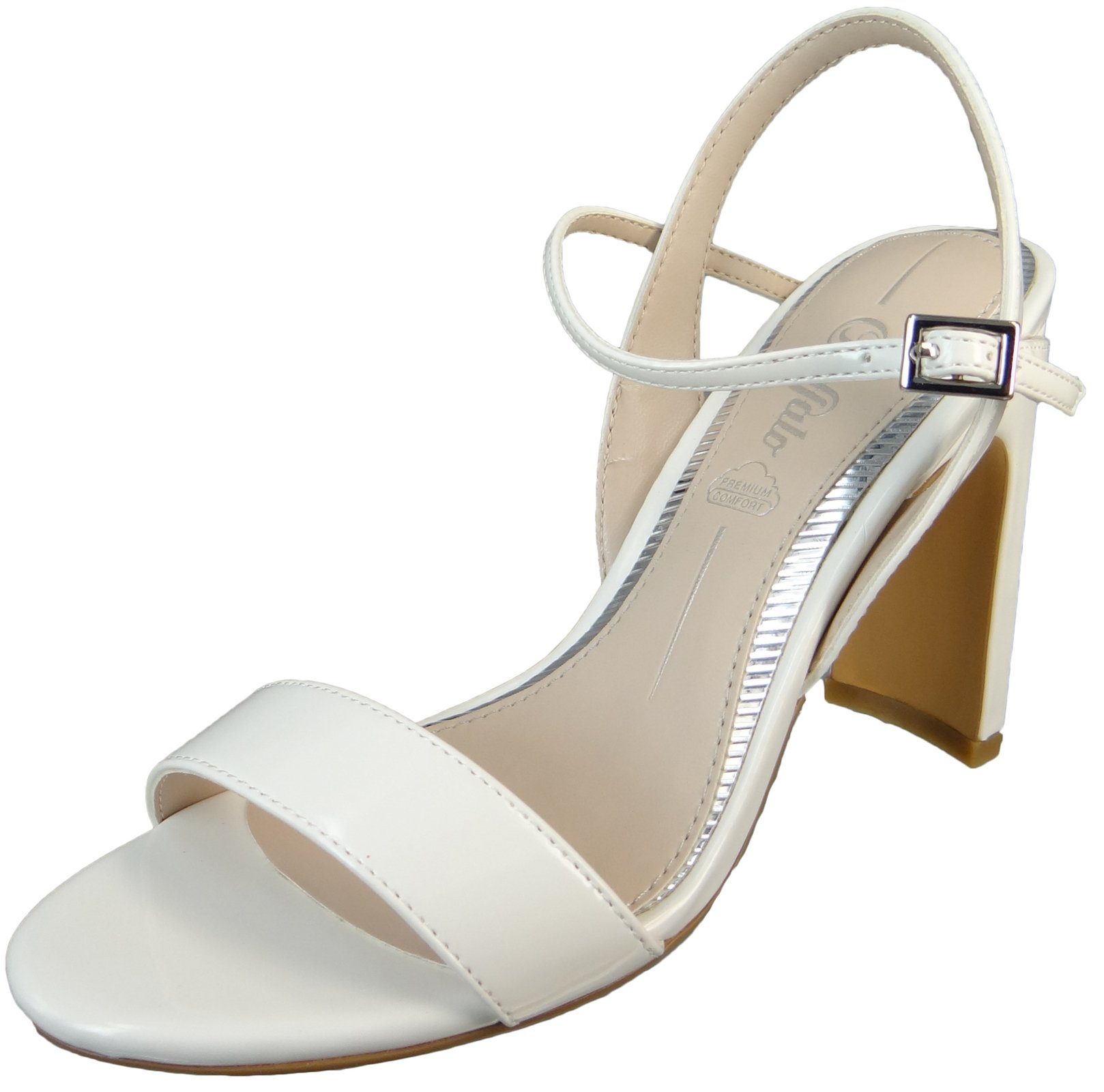 Buffalo 1291390 Jean Neat White Pumps