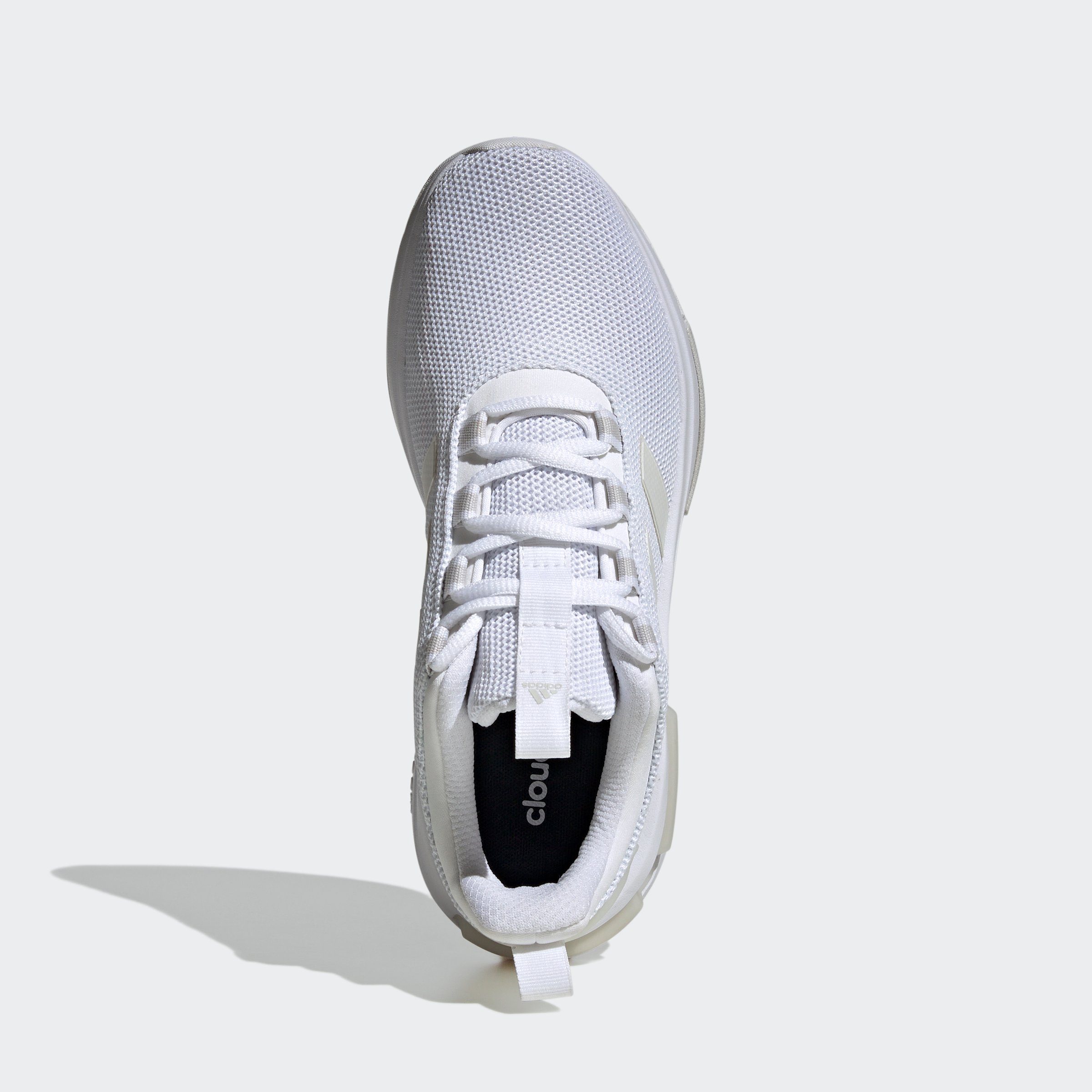 TR23 Grey Cloud Zero adidas Sportswear One RACER Sneaker Metallic / White /