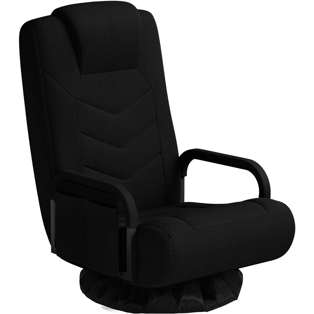 Yaheetech Gaming-Stuhl Bodenstuhl 360° Drehbar, Verstellbare Relaxstuhl Meditationsstuhl 360° Floor Chair Sitzsessel