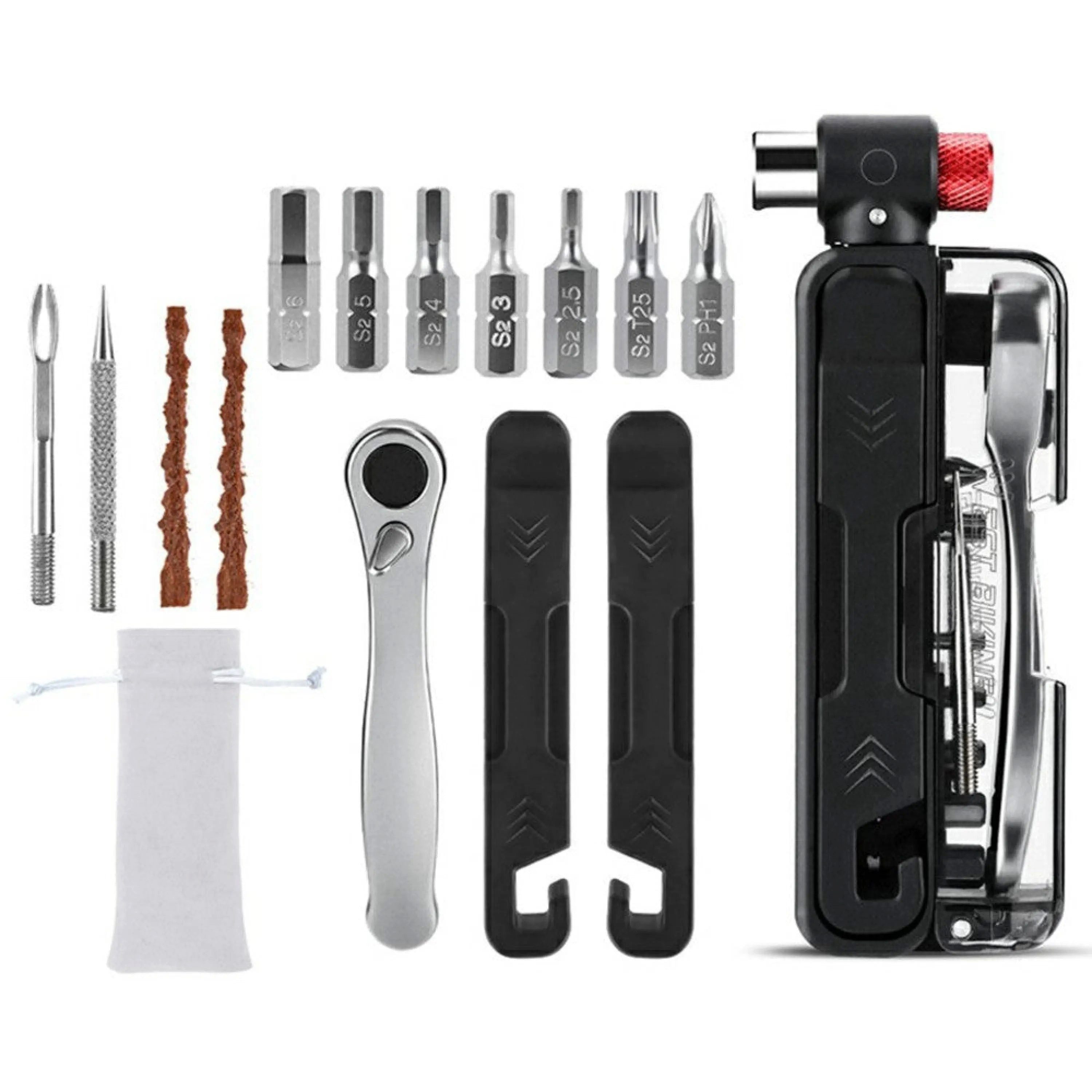 Sport-Knight® Multitool Fahrrad Multitool 5-in-1 Mini Werkzeugset für MTB & Outdoor