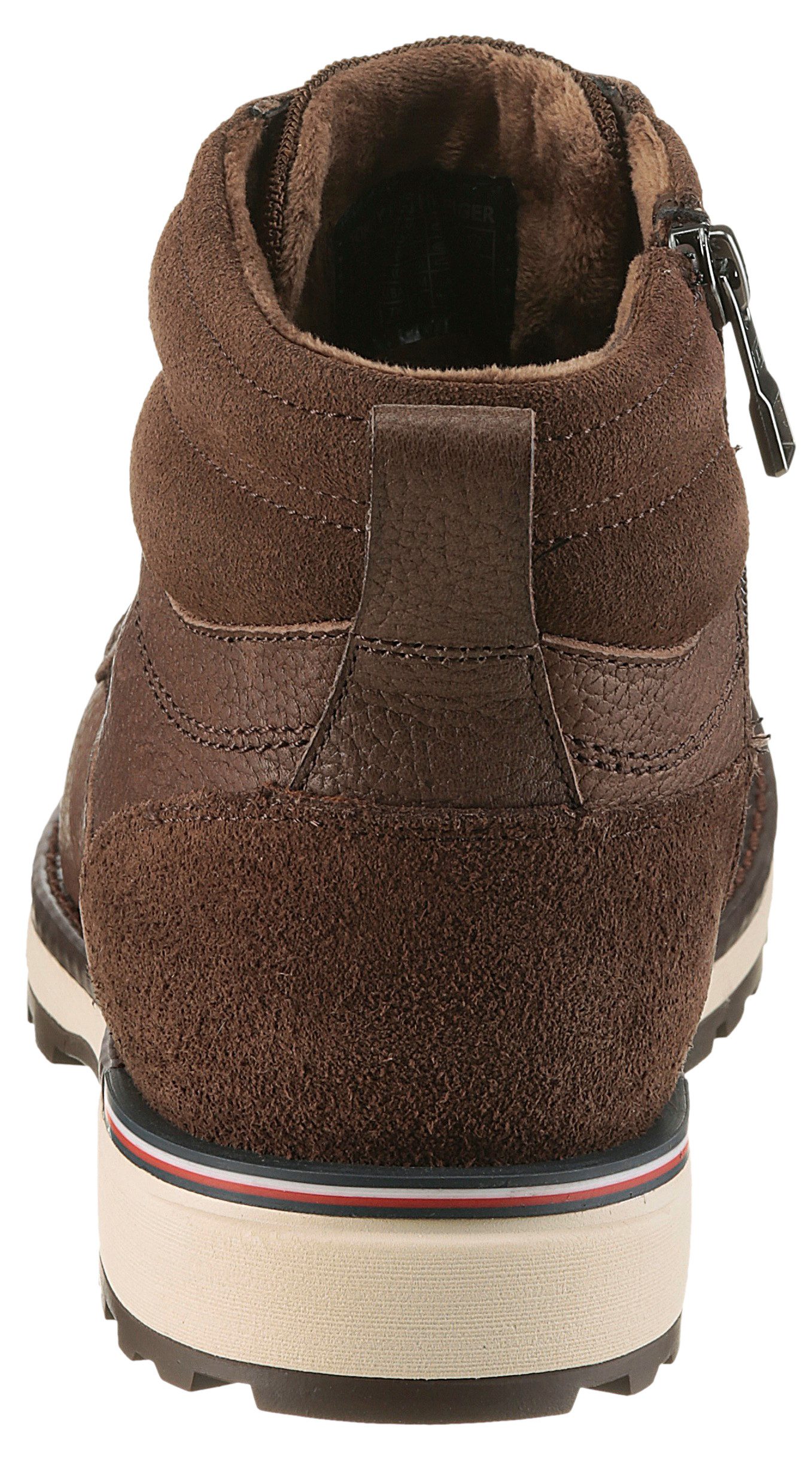 Tommy Hilfiger CORPORATE W LTH LACE BOOT Schnürboots, Schnürstiefelette mit günstig online kaufen