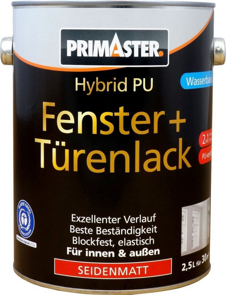 Thumbnail - Primaster Lack Primaster Hybrid-PU Fenster- u. Türenlack 2,5 L