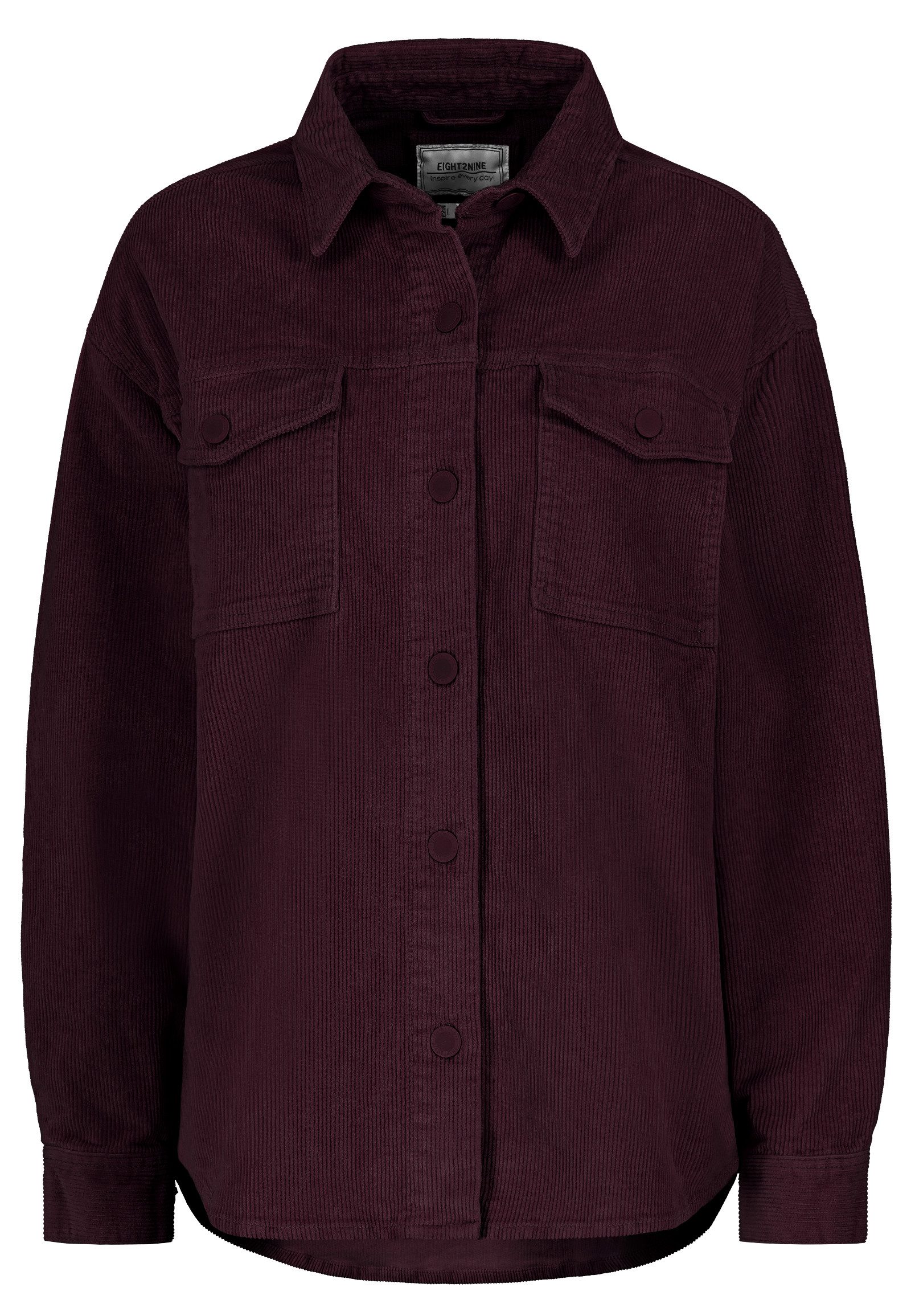 Eight2Nine Blouson Cord-Design mit Taschen und Knopfverschluss (1-St) D60002M11048_Jacket