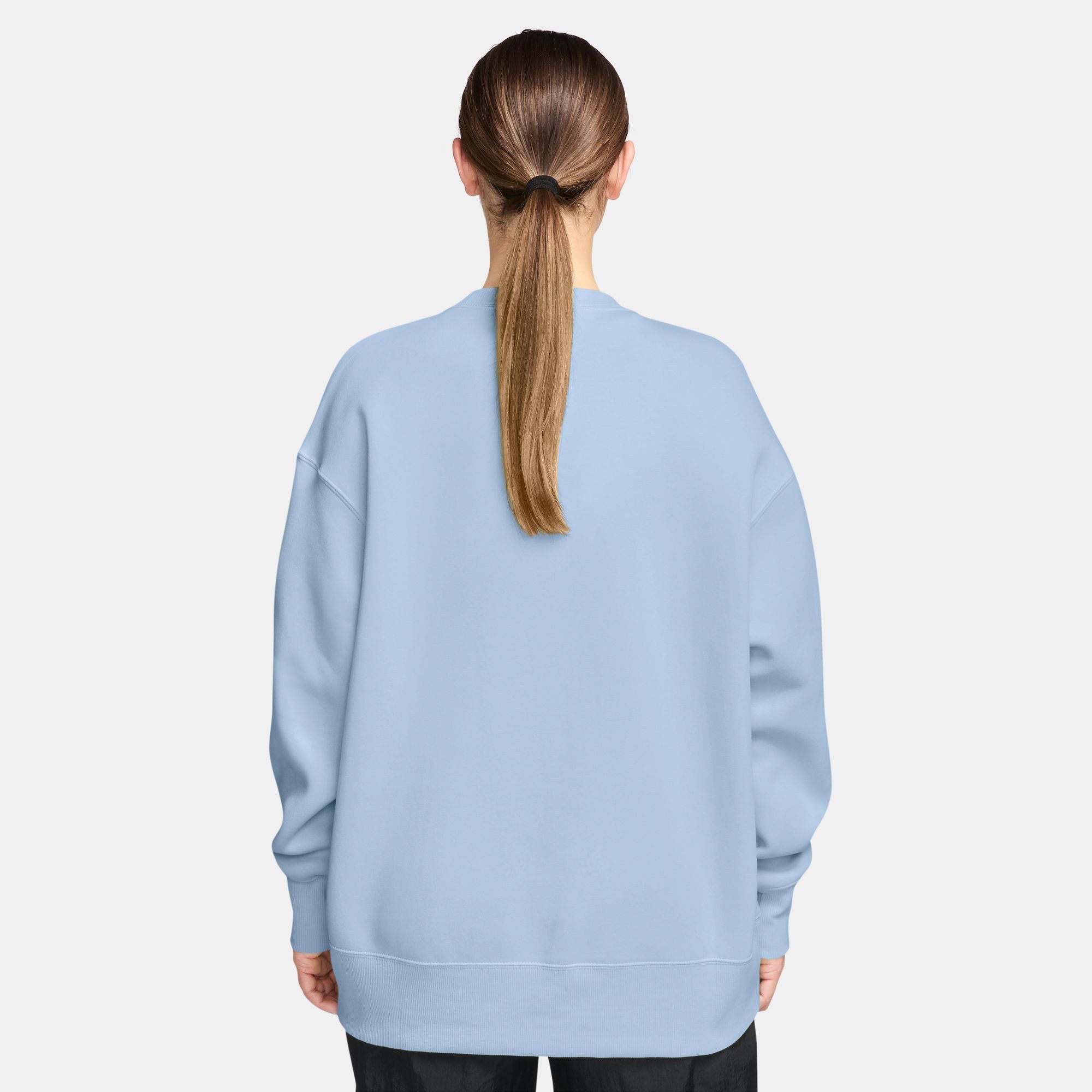Nike Sportswear Sweatshirt W NSW PHNX FLC OS LONG CREW Oversize Passform, aus Baumwolle und Polyester, für Erwachsene