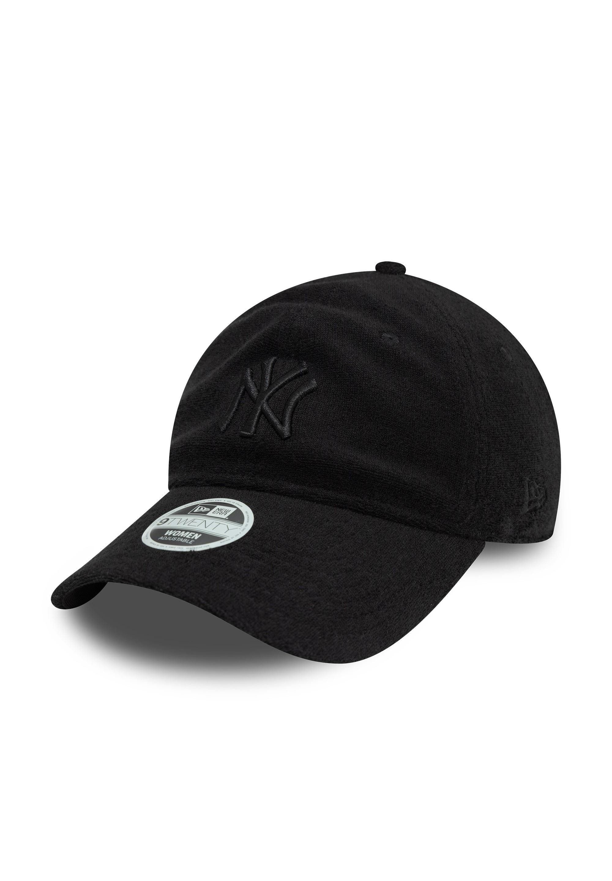 Baseball Cap New York Yankees MLB Womens Towelling Schwarz Verstellbare 9Twenty Dam