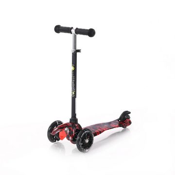 Lorelli Cityroller Kinderroller Mini, klappbar verstellbar PU Räder leuchten ABEC-7 Bremse