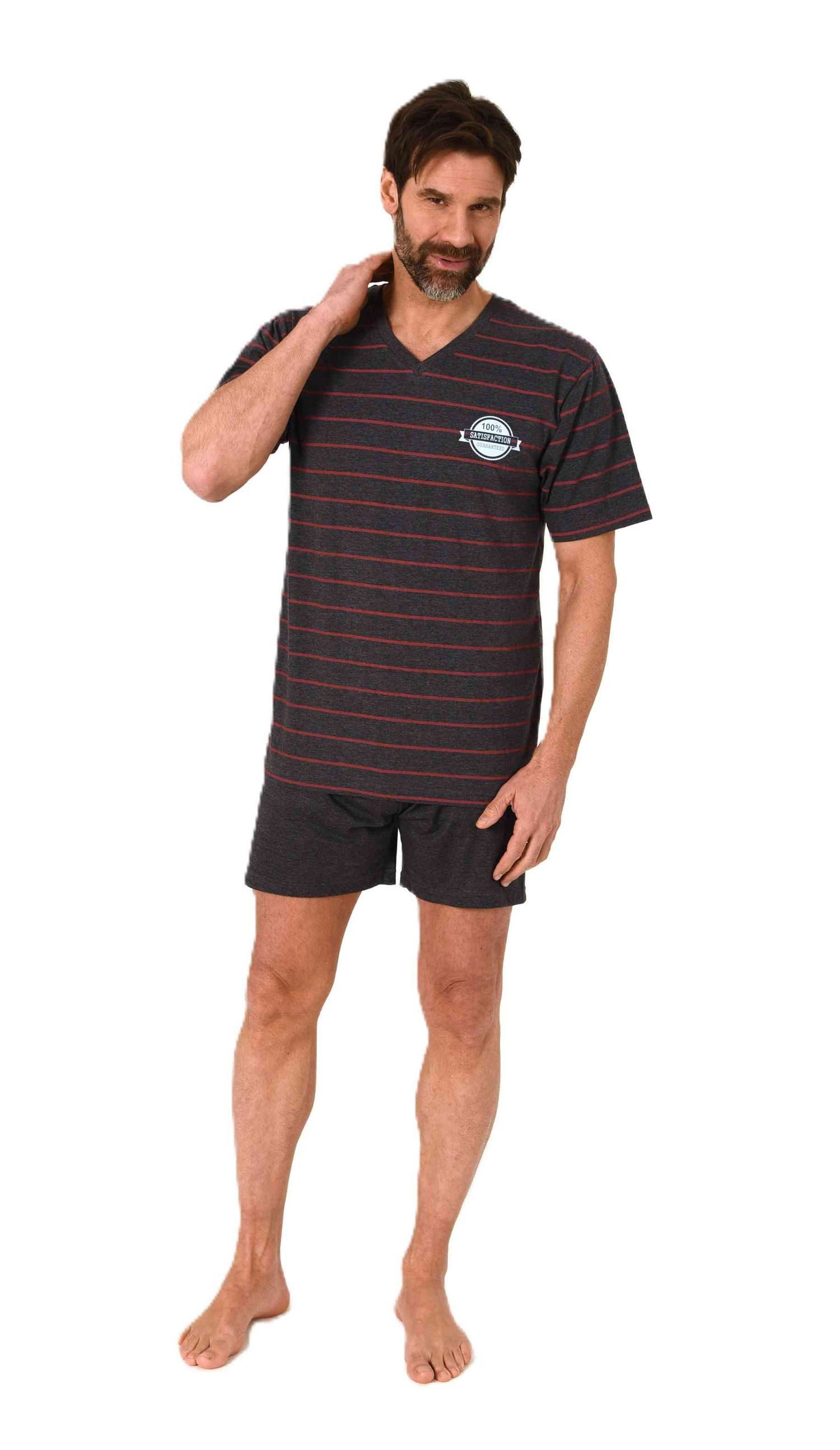 Normann Pyjama Normann Herren kurzarm Schlafanzug günstig online kaufen