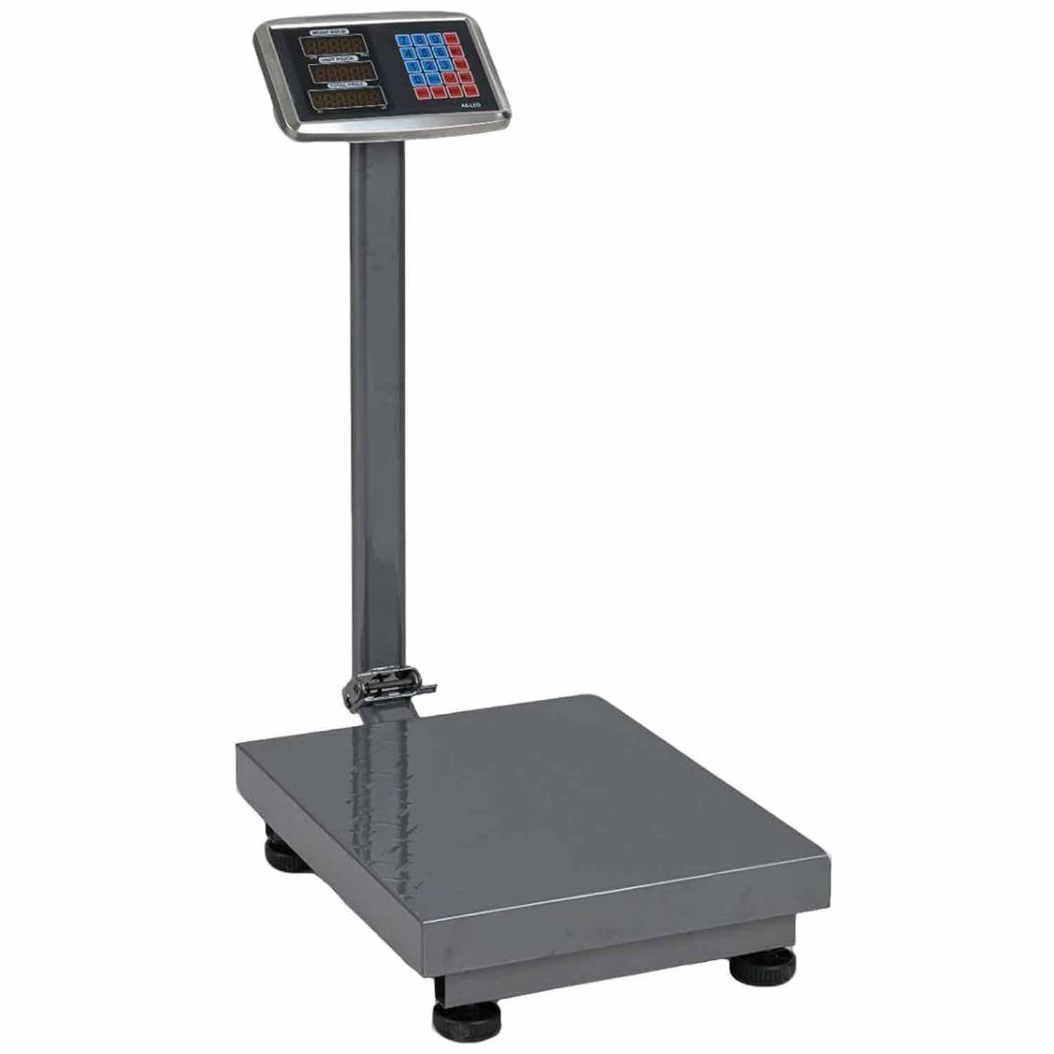 COSTWAY Präzisionswaage, Plattformwaage, mit Preisrechner, 50g/300kg