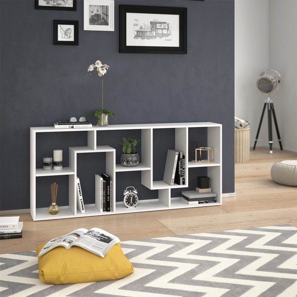 Vicco Raumteiler Noa, Weiß, 160.6 x 67 cm, Freistehend