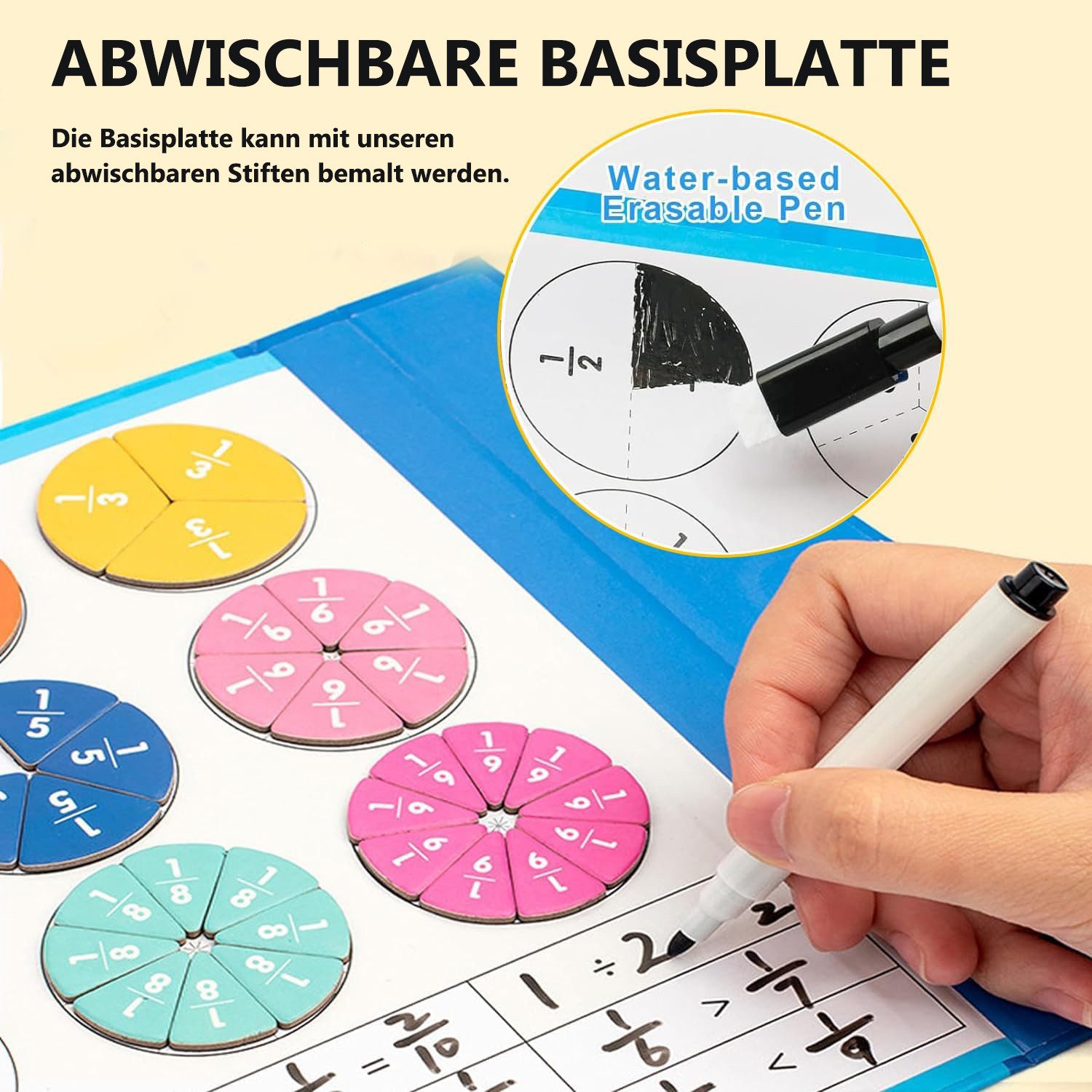 Bextcok Magnettafel Montessori Magnet-Bruchpuzzle – 3D günstig online kaufen