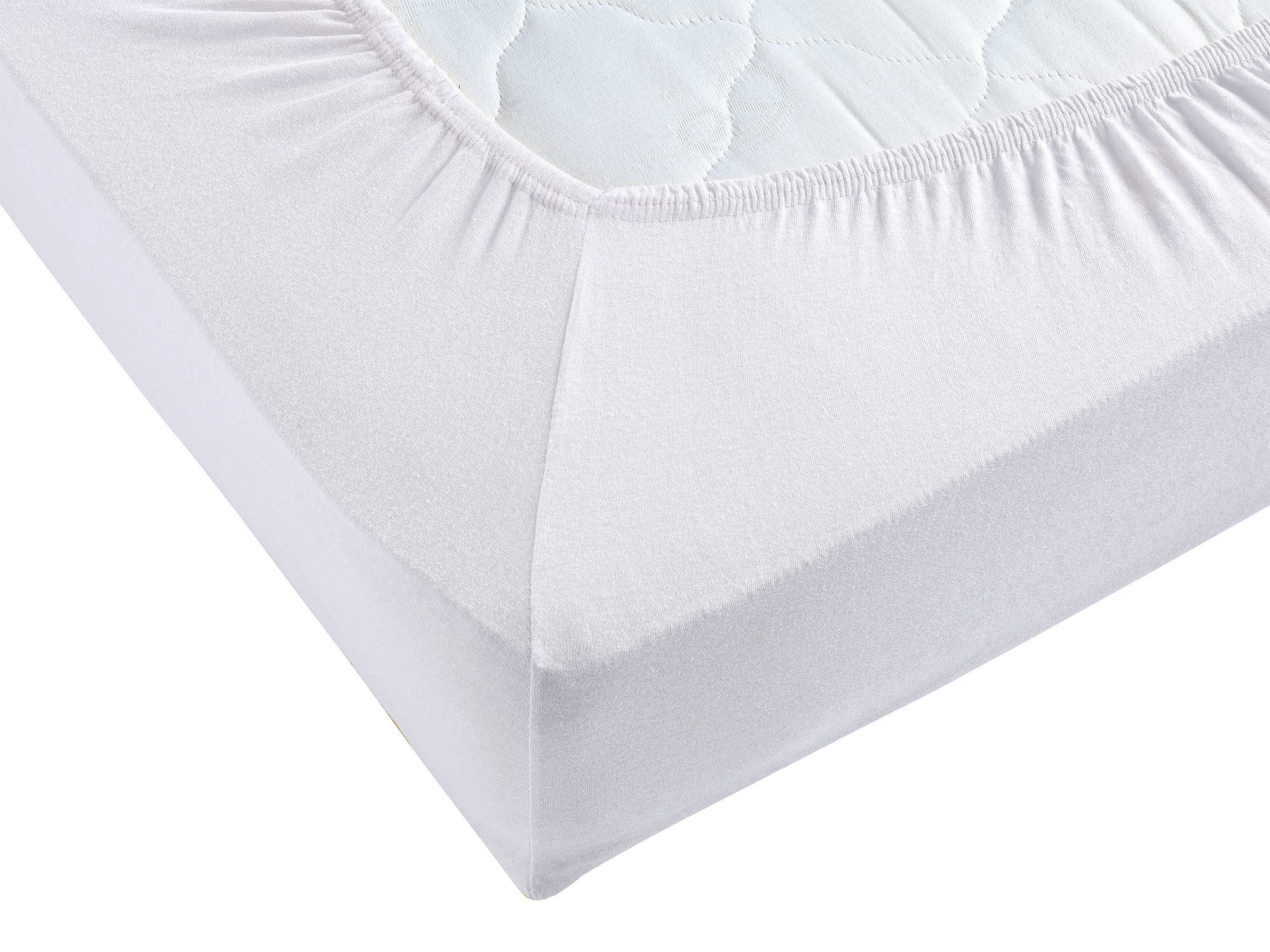 Visaggio Spannbettlaken Jersey aus 100% Baumwolle Boxspringbett / Wasserbett Spannbetttuch, Jersey, Gummizug: rundum, Spannbettlaken, für Matratzenhöhen bis 32  – Bild 2 von 4