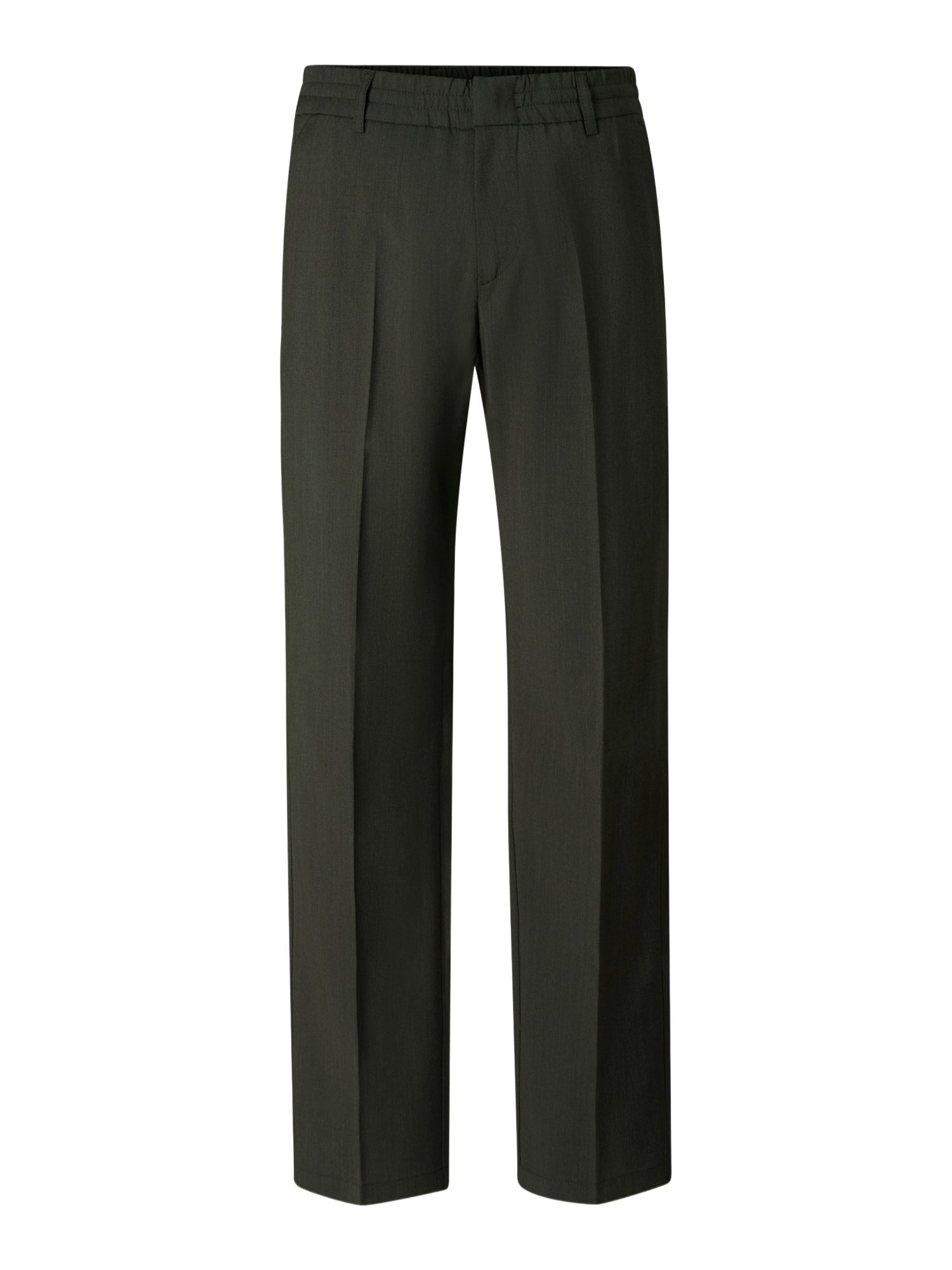 BOGNER Stoffhose schwarz,Casual,Wolle,Unifarben,Regular Fit