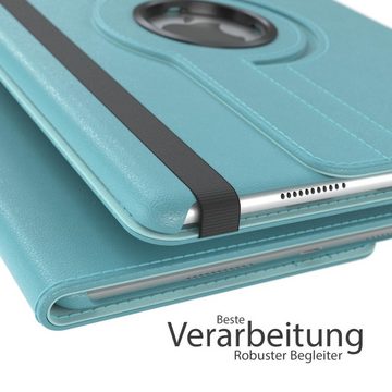 EAZY CASE Tablet-Hülle Rotationcase für iPad Air 3. Gen. & Pro 10,5" 2017 10,5 Zoll, Schutzasche für Tablets Flipcase Hülle Kratzschutz Displayschutz Blau