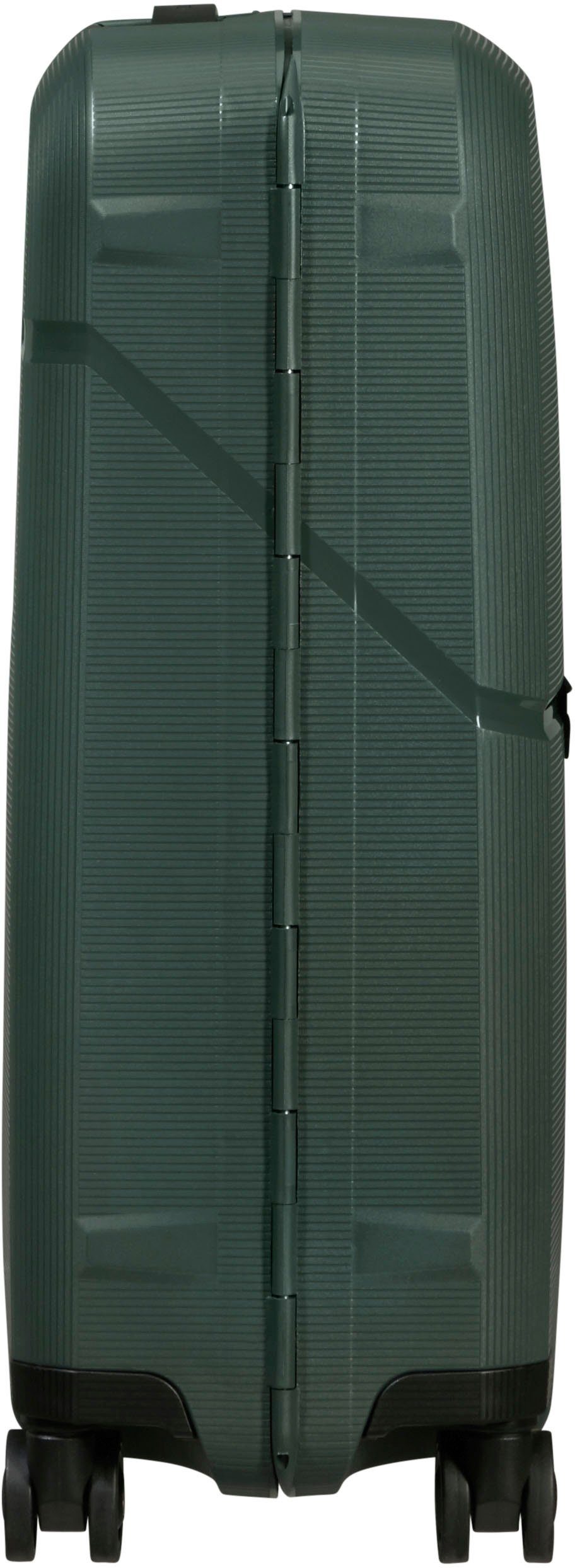 Samsonite Hartschalen-Trolley MAGNUM ECO, verschiedene Größen und Farben, 4 Rollen, arretierbares und versenkbares Druckknopf-Trolleysystem