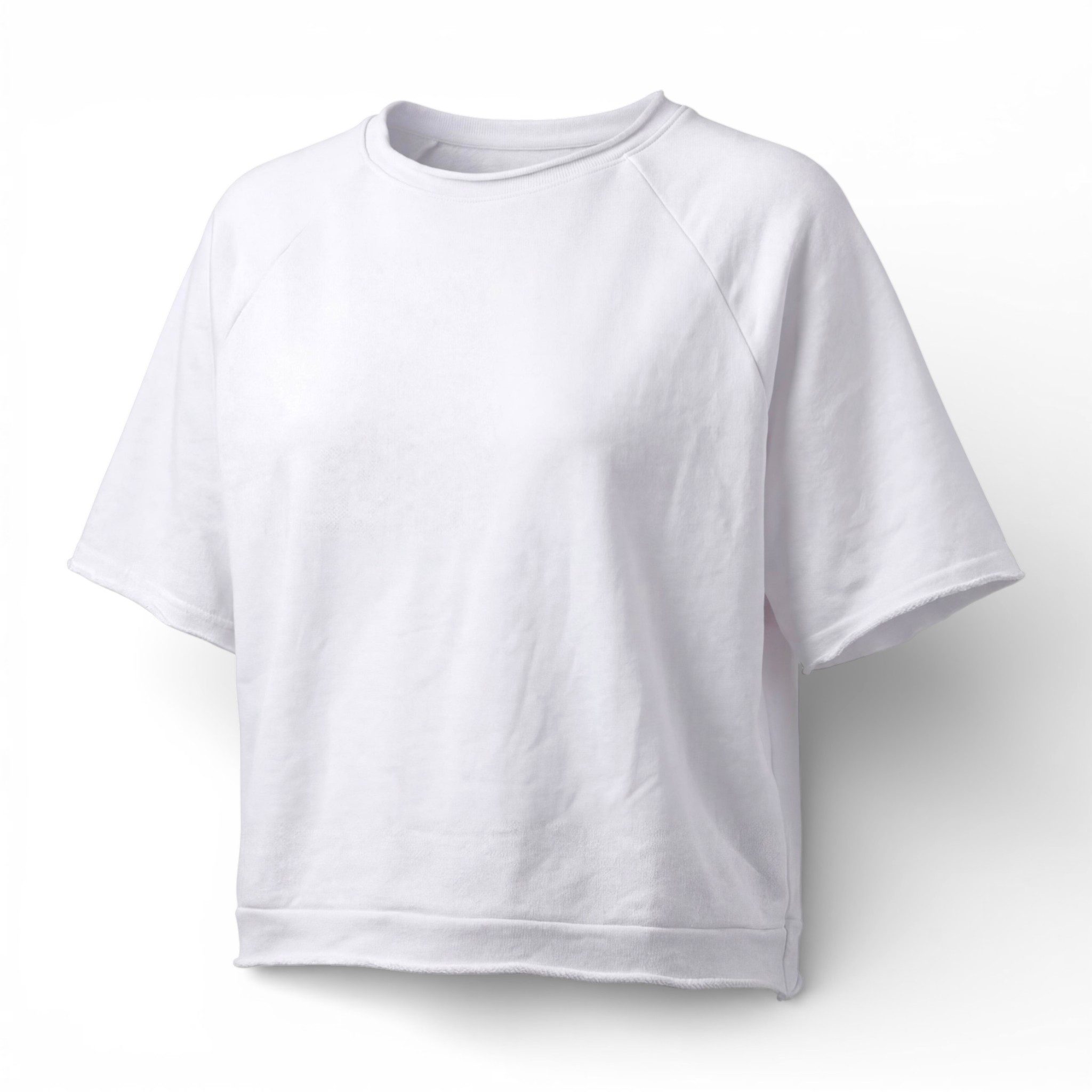 T-Shirt Damen Strand Sweatshirt Baumwoll Shirt Raglan Kurzarm