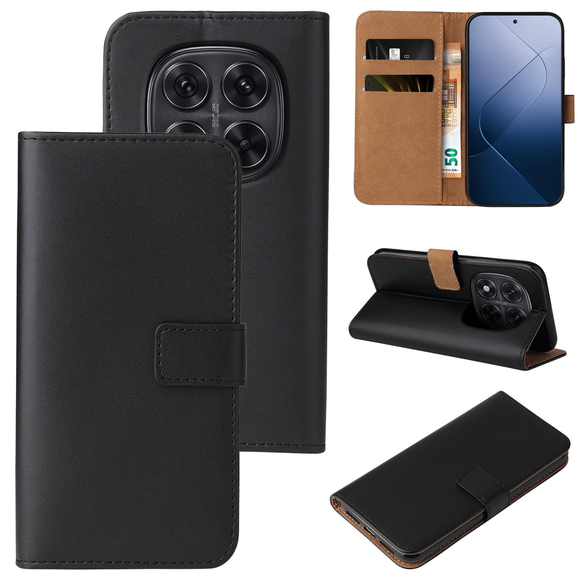 Tec-Expert Handyhülle Klapp Hülle für Xiaomi Redmi Note 14 Pro 6.67 Zoll, 6.67, Flip Case für Xiaomi Redmi Note 14 Pro