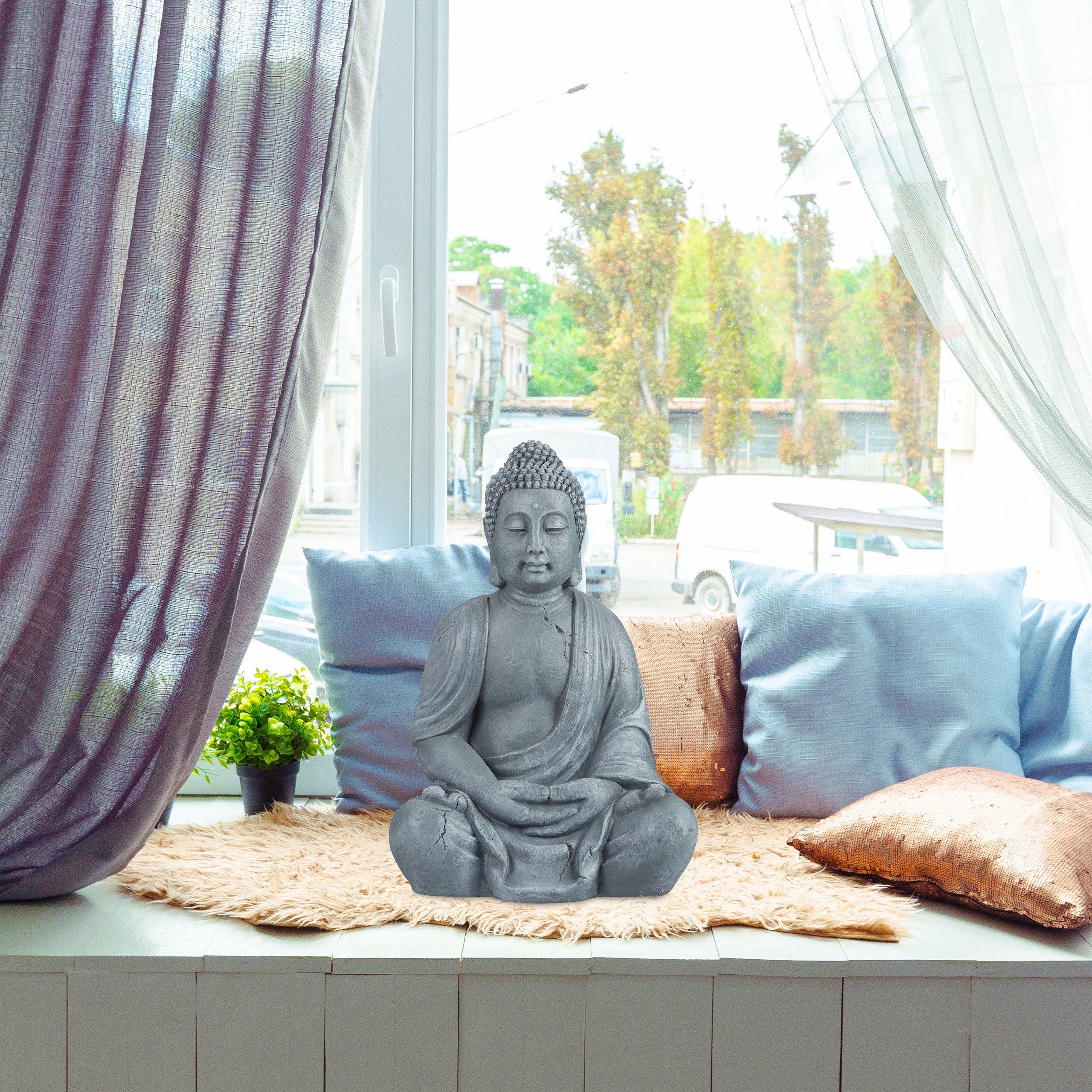relaxdays Buddhafigur Buddha Figur 70 cm, günstig online kaufen
