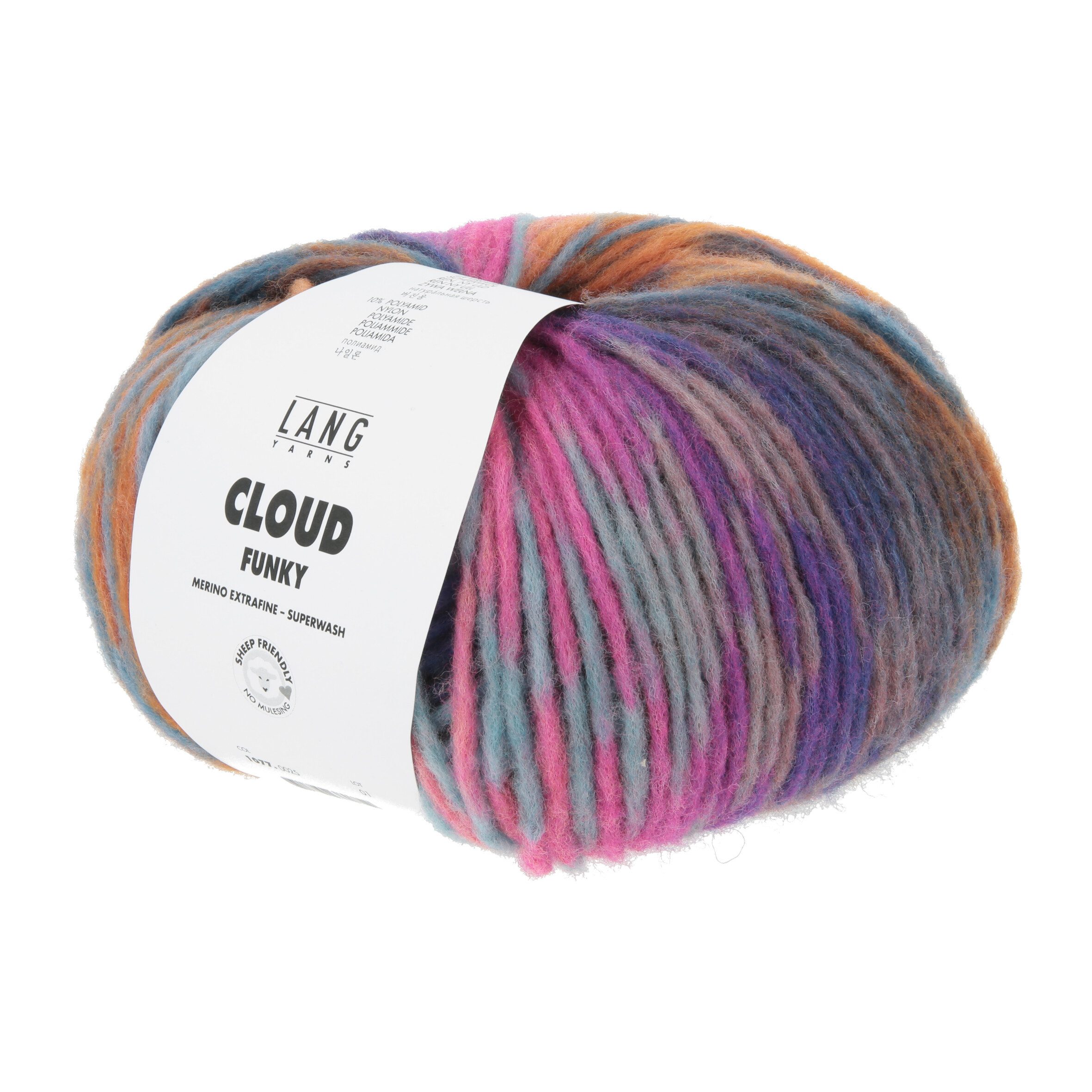 LANG YARNS Cloud Funky Häkelwolle, 260 m