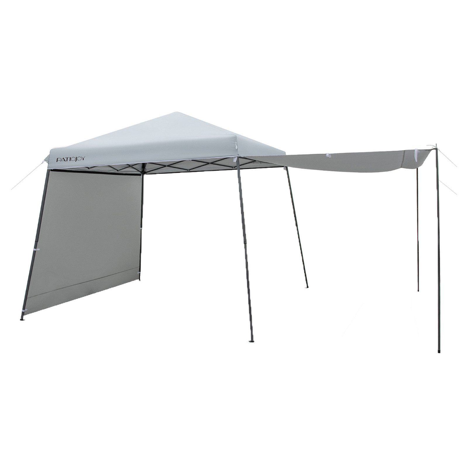 COSTWAY Faltpavillon Pop Up Pavillon, mit 2 Seitenteilen, mit Seitenwänden & Markisen