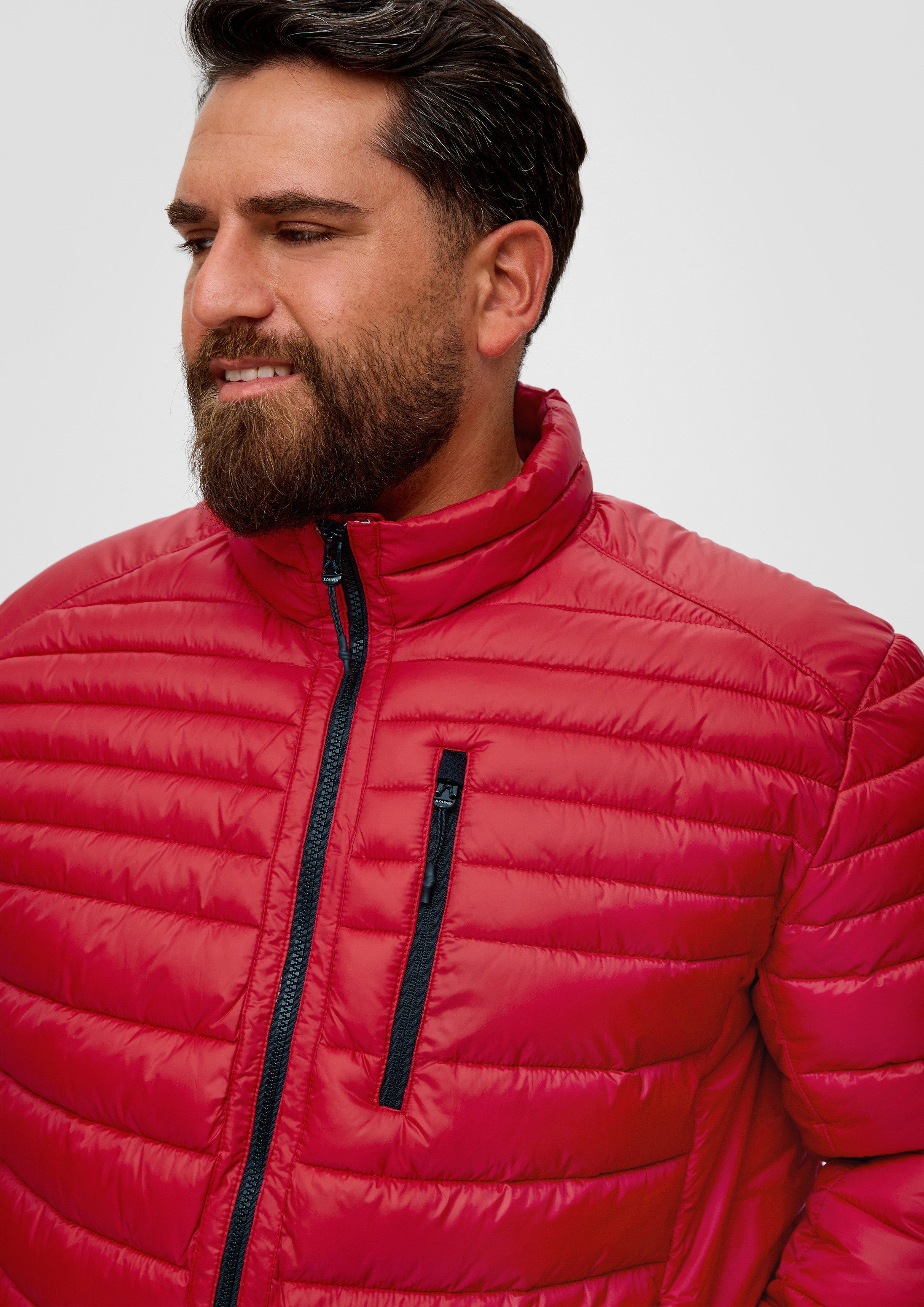 s.Oliver Funktionsjacke Outdoor-Jacke Steppjacke mit Label-Patch