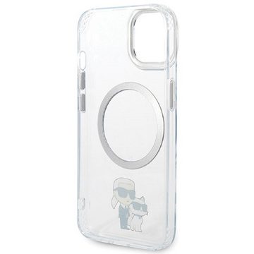 KARL LAGERFELD Handyhülle Case iPhone 13 MagSafe Katze Choupette 6,1 Zoll, Kantenschutz