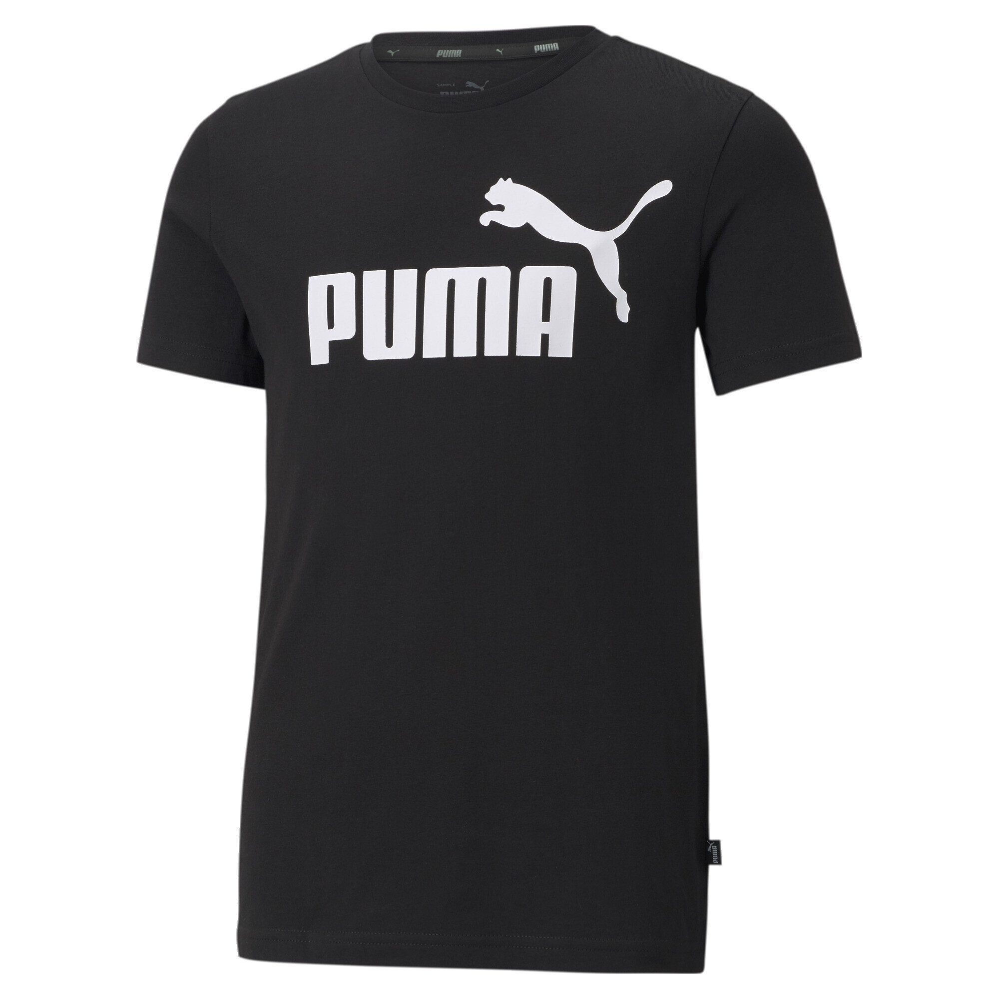 PUMA T-Shirt Essentials T-Shirt mit Logo Jungen Black