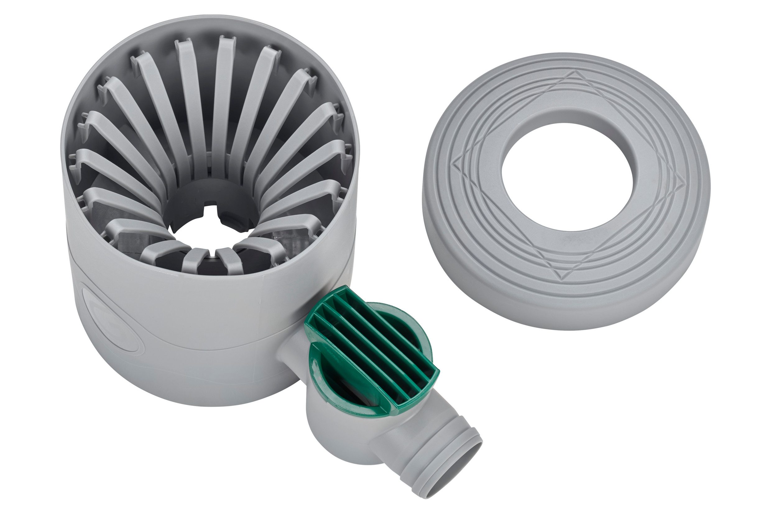 GARANTIA Regentonne Regensammler DN 68-100 mit Hahn grau inkl. Filtereinsatz, 0 l – Bild 5 von 5
