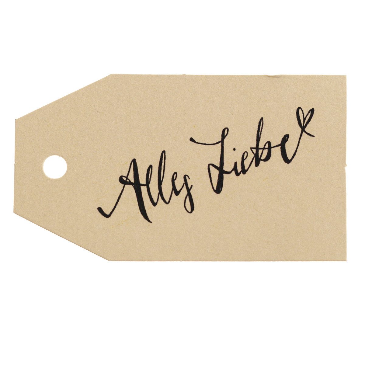 Viana Grußkarten Geschenkanhänger Papier mit Schriftzug Alles Liebe für Dekoration, 24 – Bild 2 von 3
