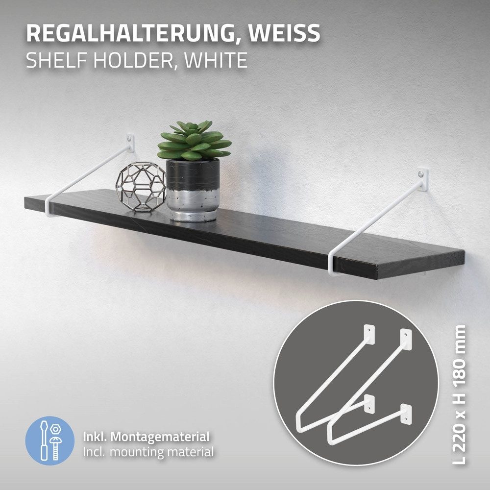 ML-DESIGN Wandregalhalter Regalhalterung Winkel Halterung für günstig online kaufen