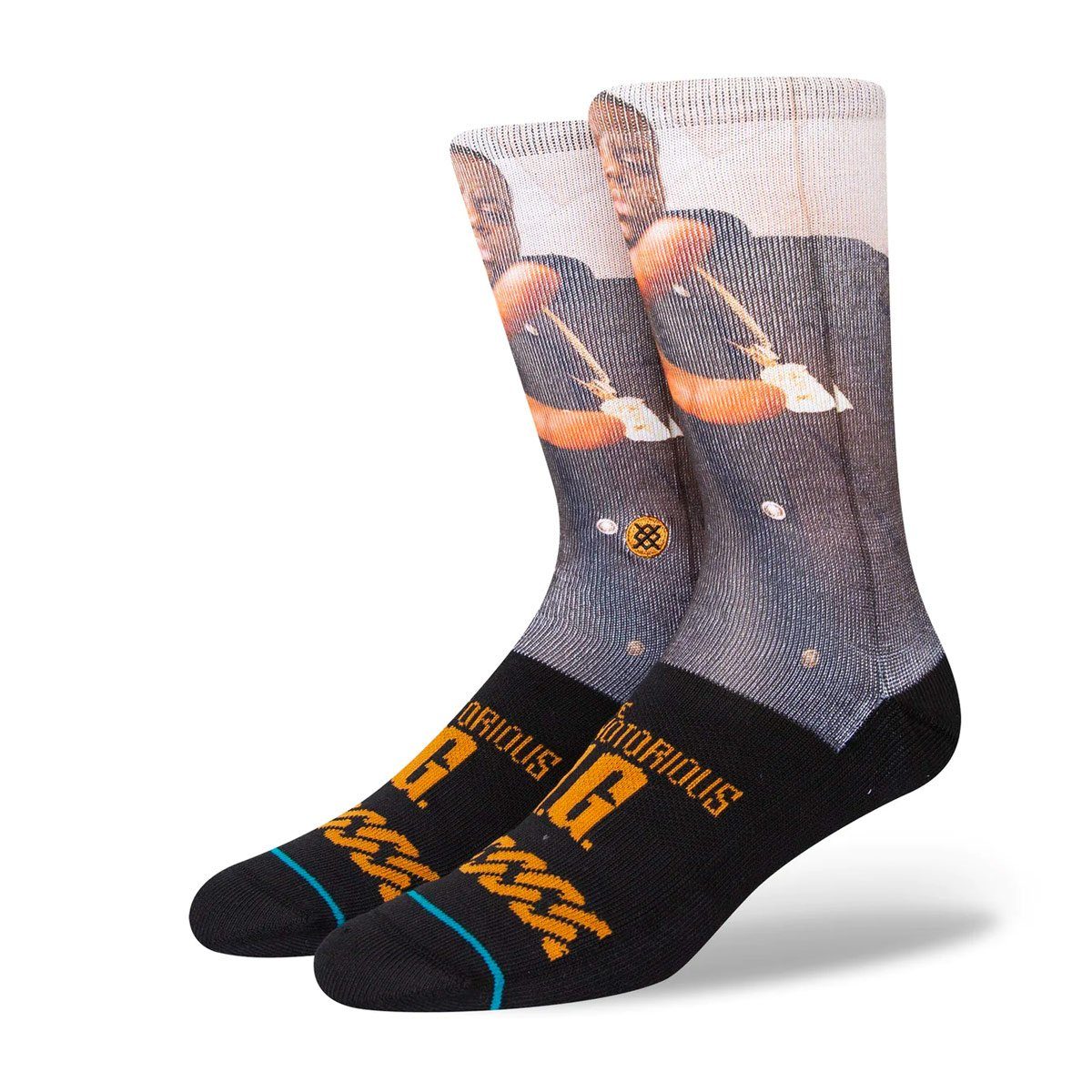 Stance Freizeitsocken The King Of NY - black (1 Paar) Stance x The Notorious B.I.G.