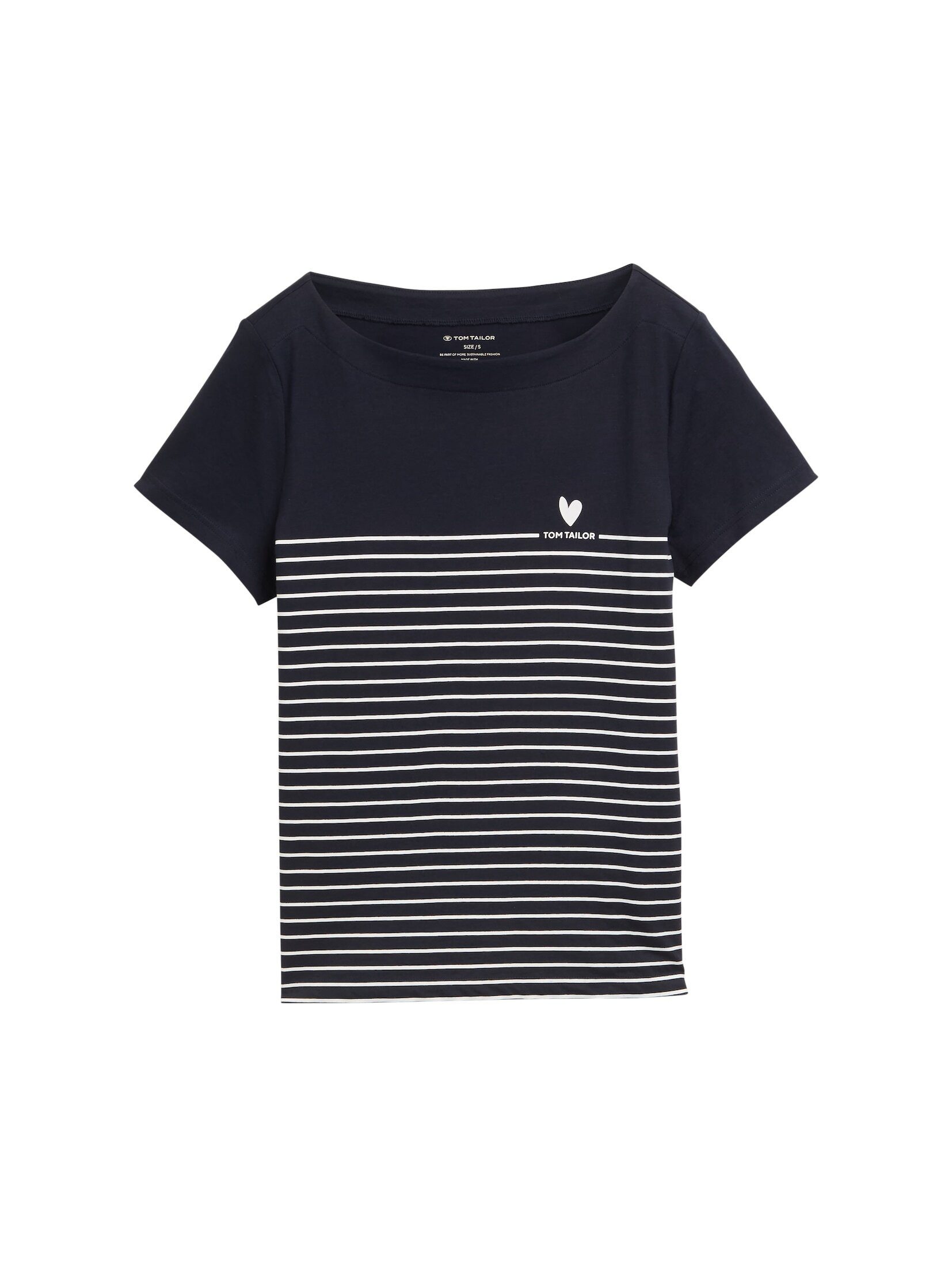 TOM TAILOR T-Shirt T-Shirt mit Streifenmuster günstig online kaufen