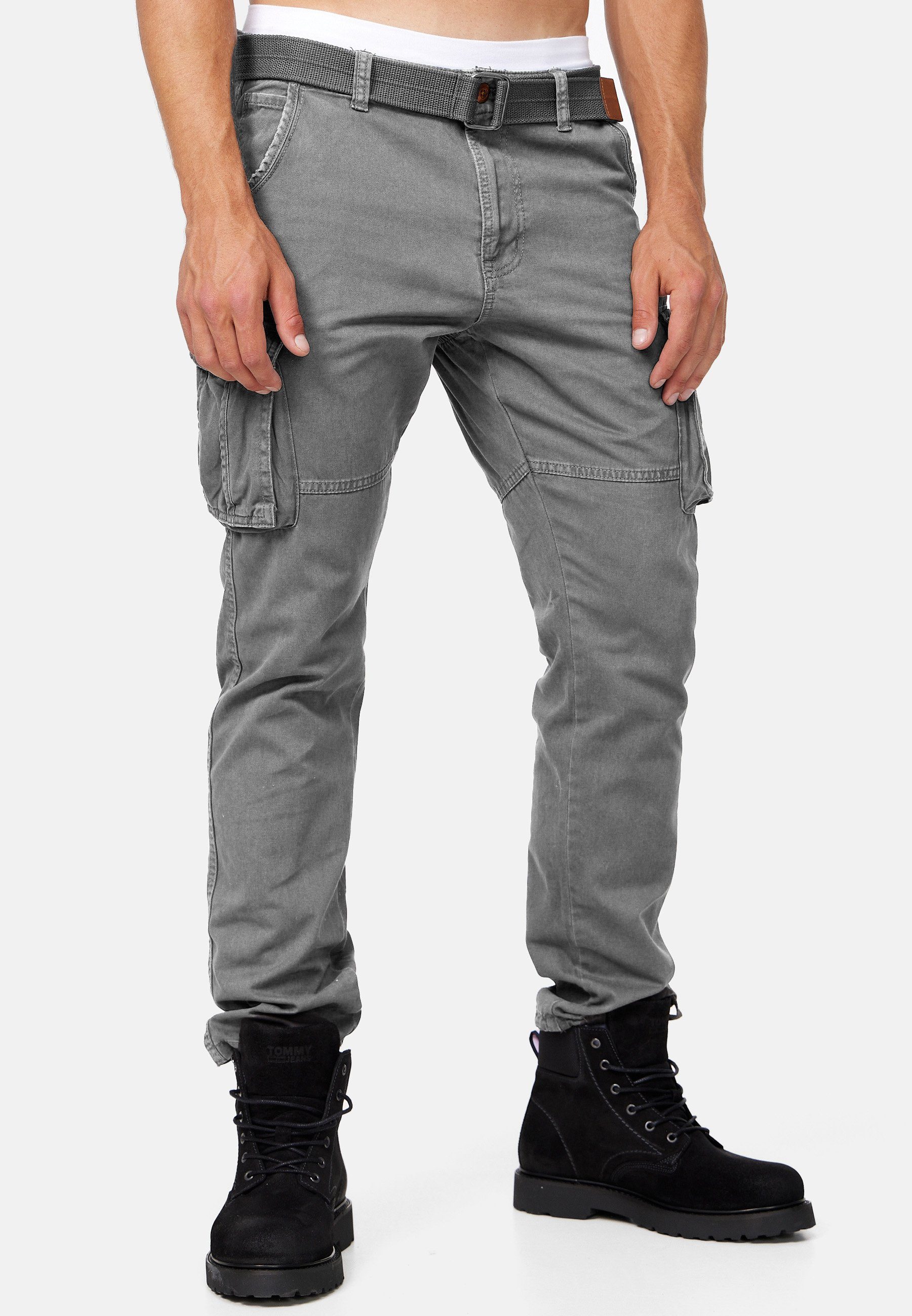 Indicode Cargohose William Iron | Stretchhosen