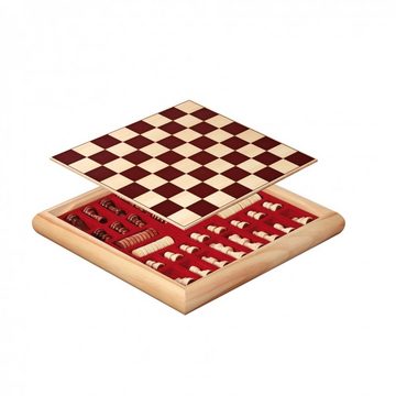 Philos Spiel, Schach-Dame-Set - Holzbox