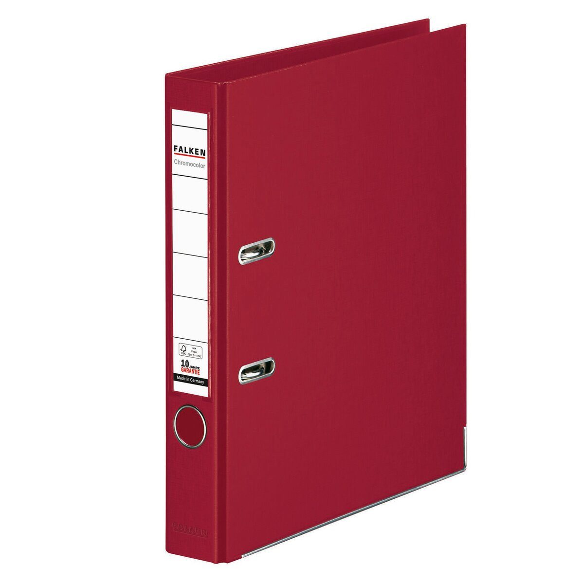 Falken Aktenordner Ordner Chromocolor A4 PP 50mm bordeaux